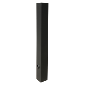 Ornamental bollard | steel tube 80 x 80 mm | series 4081B | removable, with triangular locking mechanismacc. with DIN 3223, self-engaging lockwith hot-dip galvanized ground socket part-no. 470.10approx. 500 mm below ground